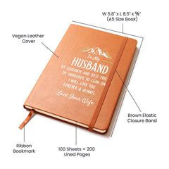 My Soulmate and Best Friend - Leather Journal